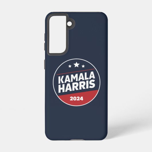 Kamala Harris 2024 voor President Samsung Galaxy Hoesje (Achterkant)