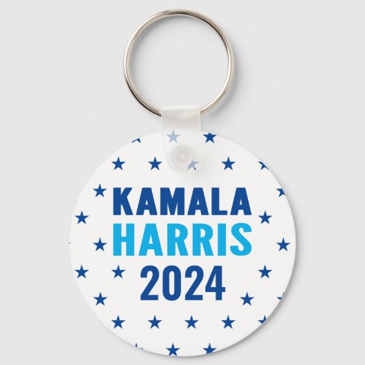 Kamala Harris 2024 voor President Sleutelhanger (Voorkant)