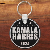 Kamala Harris 2024 voor President Sleutelhanger (Voorkant)