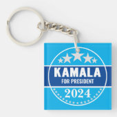 Kamala Harris 2024 voor President Sleutelhanger (voorkant)