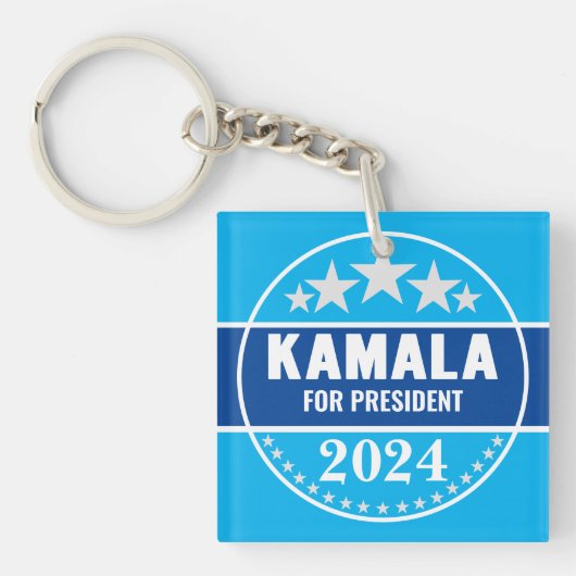 Kamala Harris 2024 voor President Sleutelhanger (voorkant)