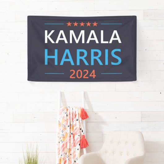 Kamala Harris 2024 voor President Spandoek (Insitu)