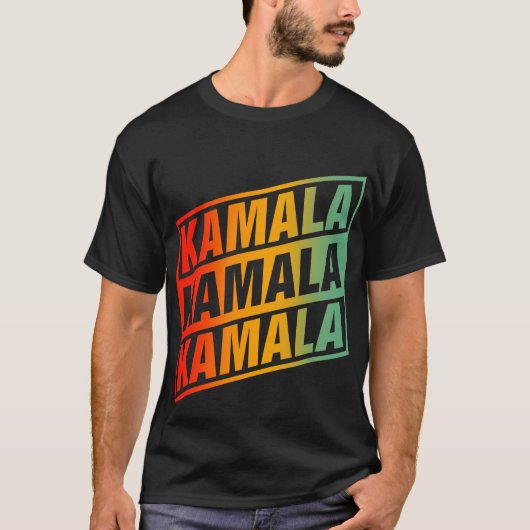 Kamala Harris 2024 voor President T-shirt (Voorkant)