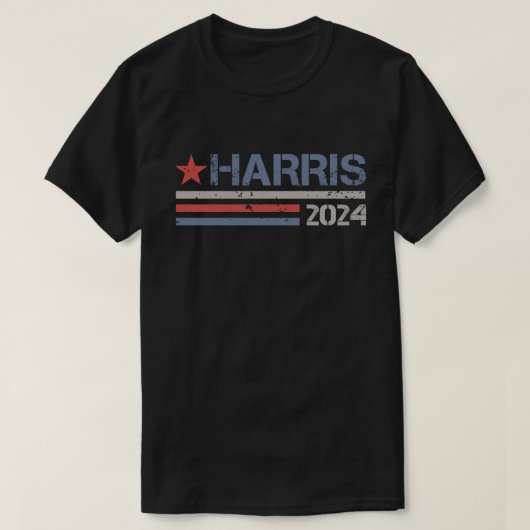 Kamala Harris 2024 voor President T-shirt (Design voorkant)