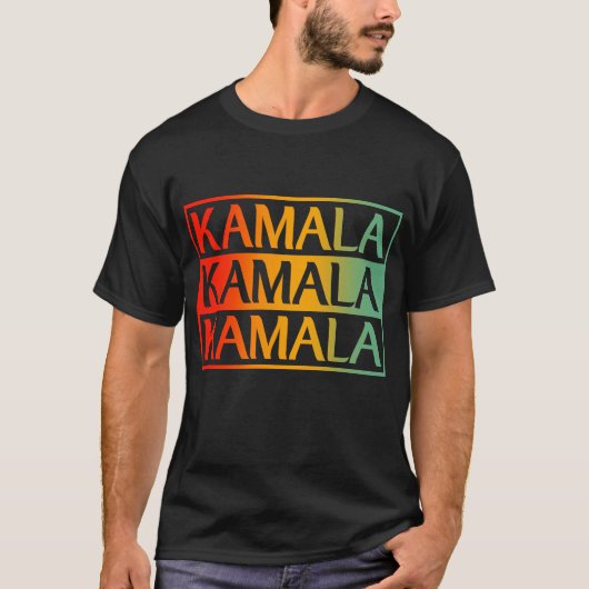 Kamala Harris 2024 voor President T-shirt (Voorkant)