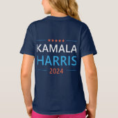 Kamala Harris 2024 voor President T-shirt (Achterkant)