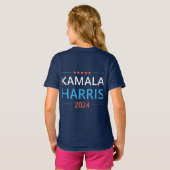 Kamala Harris 2024 voor President T-shirt (Achterkant volledig)