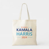 Kamala Harris 2024 voor President Tote Bag (Achterkant)