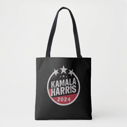 Kamala Harris 2024 voor President Tote Bag (Voorkant)