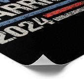 Kamala Harris 2024 voor verkiezingscampagne in Pre Poster (Hoek)