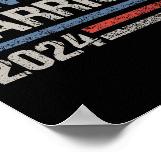 Kamala Harris 2024 voor verkiezingscampagne in Pre Poster (Hoek)