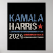 Kamala Harris 2024 voor verkiezingscampagne in Pre Poster (Voorkant)