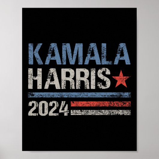Kamala Harris 2024 voor verkiezingscampagne in Pre Poster (Voorkant)