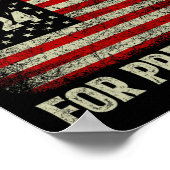 Kamala Harris 2024 voor verkiezingscampagne in Pre Poster (Hoek)