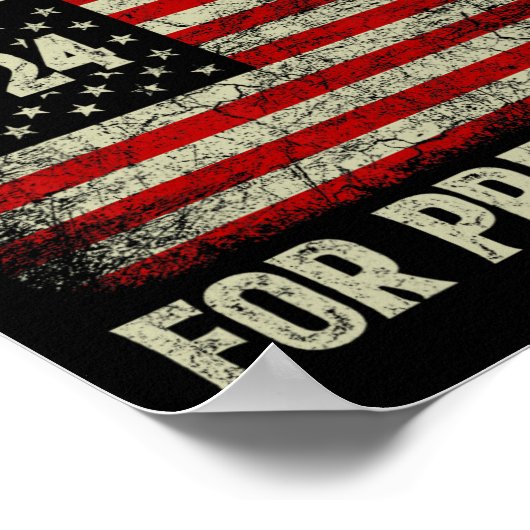 Kamala Harris 2024 voor verkiezingscampagne in Pre Poster (Hoek)