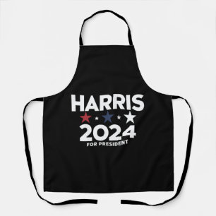 Kamala Harris 2024 voor verkiezingscampagne in Pre Schort