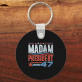 Kamala Harris 2024 voor verkiezingscampagne in Pre Sleutelhanger (Voorkant)