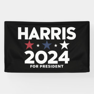 Kamala Harris 2024 voor verkiezingscampagne in Pre Spandoek