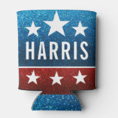 Kamala Harris 2024 Vooruitgang en eenheid Blikjeskoeler (Achterkant)