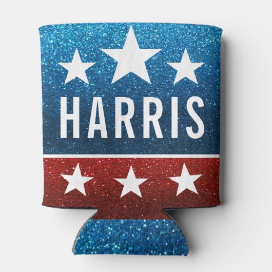 Kamala Harris 2024 Vooruitgang en eenheid Blikjeskoeler (Achterkant)