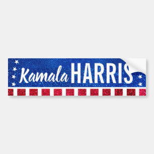 Kamala Harris 2024 Vooruitgang en eenheid Bumpersticker