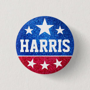 Kamala Harris 2024 Vooruitgang en eenheid Ronde Button 3,2 Cm