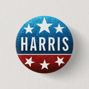 Kamala Harris 2024 Vooruitgang en eenheid Ronde Button 3,2 Cm
