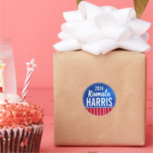 Kamala Harris 2024 Vooruitgang en eenheid Ronde Sticker