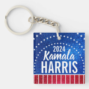 Kamala Harris 2024 Vooruitgang en eenheid Sleutelhanger