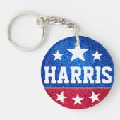 Kamala Harris 2024 Vooruitgang en eenheid Sleutelhanger (Voorkant)