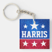 Kamala Harris 2024 Vooruitgang en eenheid Sleutelhanger (Voorkant)