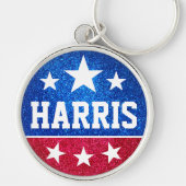 Kamala Harris 2024 Vooruitgang en eenheid Sleutelhanger (Voorkant)