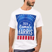 Kamala Harris 2024 Vooruitgang en eenheid T-shirt (Voorkant)