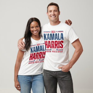Kamala Harris 2024 VP voor President Black Woman 2 T-shirt