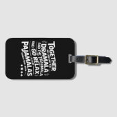 Kamala Harris 2024 We Can End Dramala Traumala Bagagelabel (Voorkant (horizontaal))