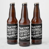Kamala Harris 2024 We Can End Dramala Traumala Bier Etiket (Flessen)