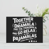 Kamala Harris 2024 We Can End Dramala Traumala Kaart (Staand voorkant)