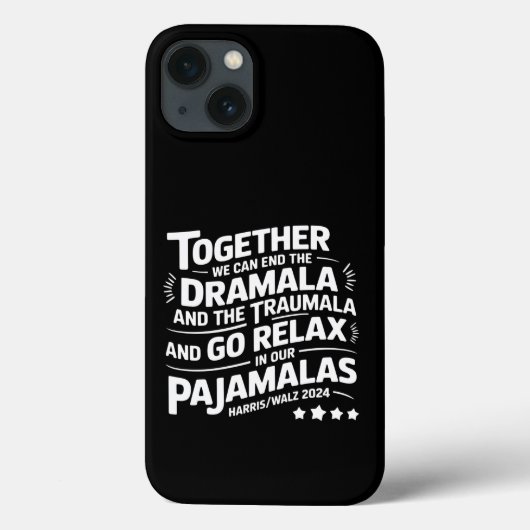 Kamala Harris 2024 We Kunnen Dramala Traumala Beëi Case-Mate iPhone Case (Achterkant)