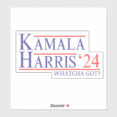 Kamala Harris 2024 Whatcha Got Madam President Sticker (Vel)