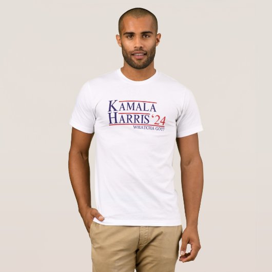 Kamala Harris 2024 Whatcha Got Madam President T-shirt (Voorkant volledig)