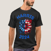 Kamala Harris 2024 Zonnebloem T-shirt (Voorkant)