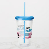 Kamala Harris 2028 Acryl Drinkbeker (Rechts)