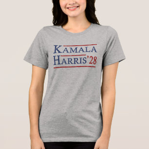 Kamala Harris 2028 Amerikaanse presidentsverkiezin Tri-Blend Shirt