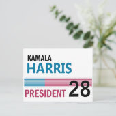Kamala Harris 2028 Briefkaart (Staand voorkant)