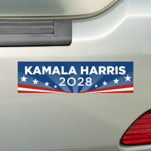 Kamala Harris 2028 Bumpersticker (Op auto)