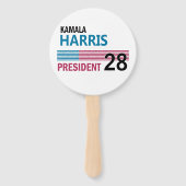 Kamala Harris 2028 Handwaaier (Voorkant)