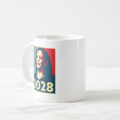 Kamala Harris 2028 Koffiemok (Voorkant links)