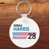 Kamala Harris 2028 Sleutelhanger (Voorkant)