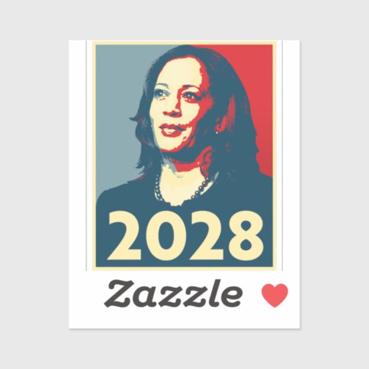 Kamala Harris 2028 Sticker (Vel)