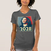 Kamala Harris 2028 T-shirt (Voorkant)